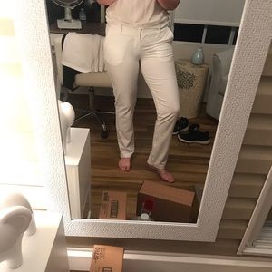 Under armour white stretch pants